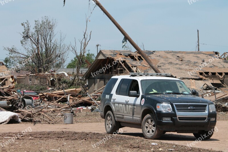 Moore Oklahoma Tornado Disaster Ruin