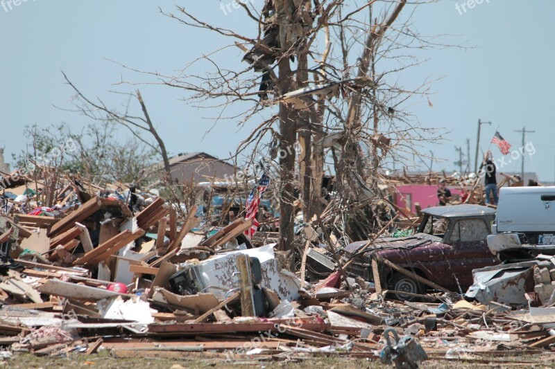 Moore Oklahoma Tornado Disaster Ruin