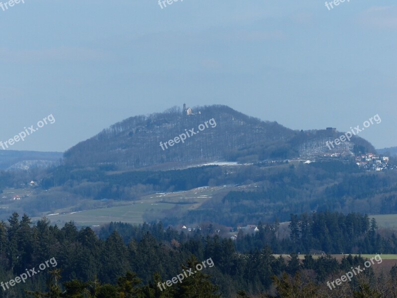 Rechberg Mountain Landscape Swabian Alb Göppingen