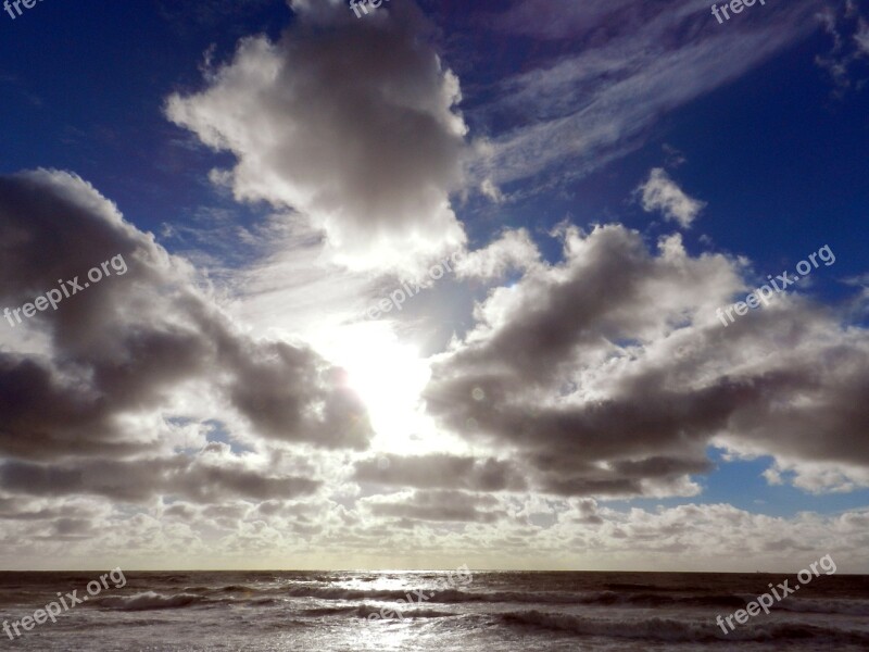 Infinity Horizon Clouds Free Photos