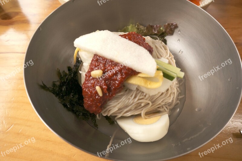 Korean Food Noodle Food Korean Free Photos