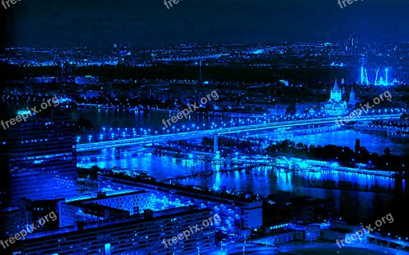 The Blue City City Blue City Scene Architecture City Wallpaper