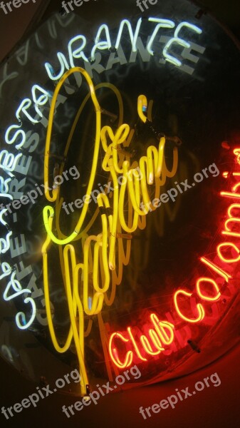 Neon Neon Sign Ad Neon Lights Free Photos