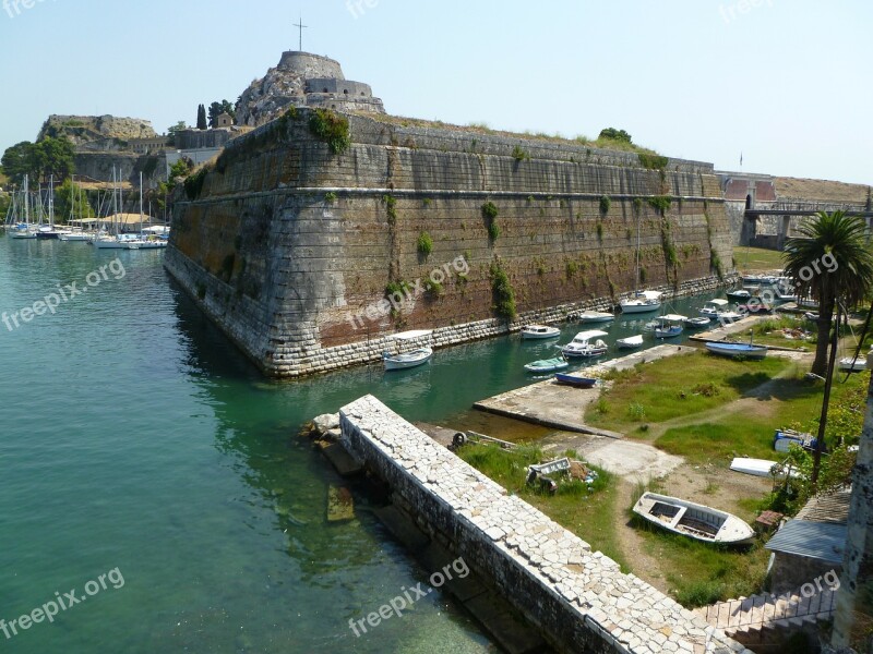 Corfu Corfu City Port Water Free Photos