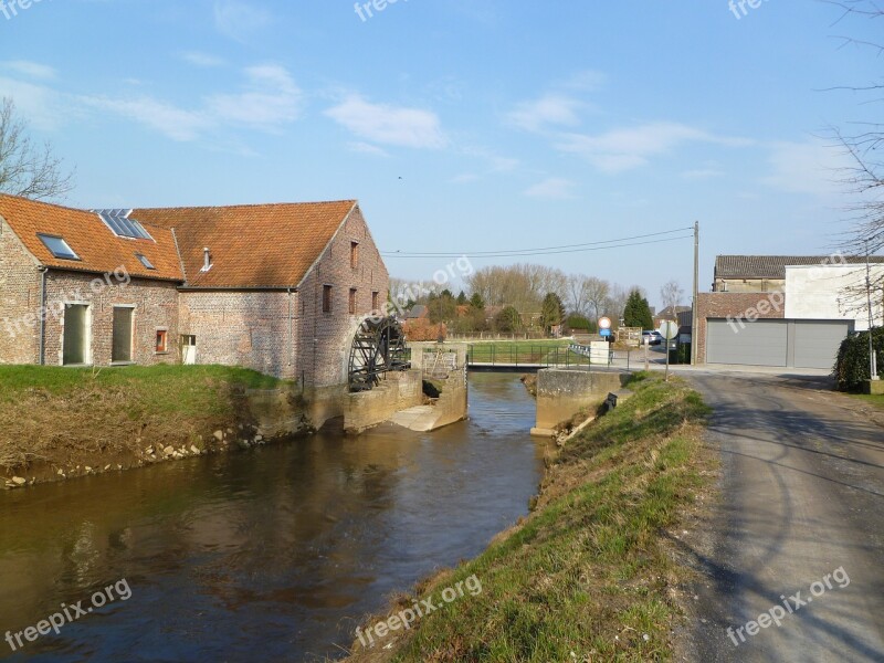 Demer River Spring Zichem Belgium