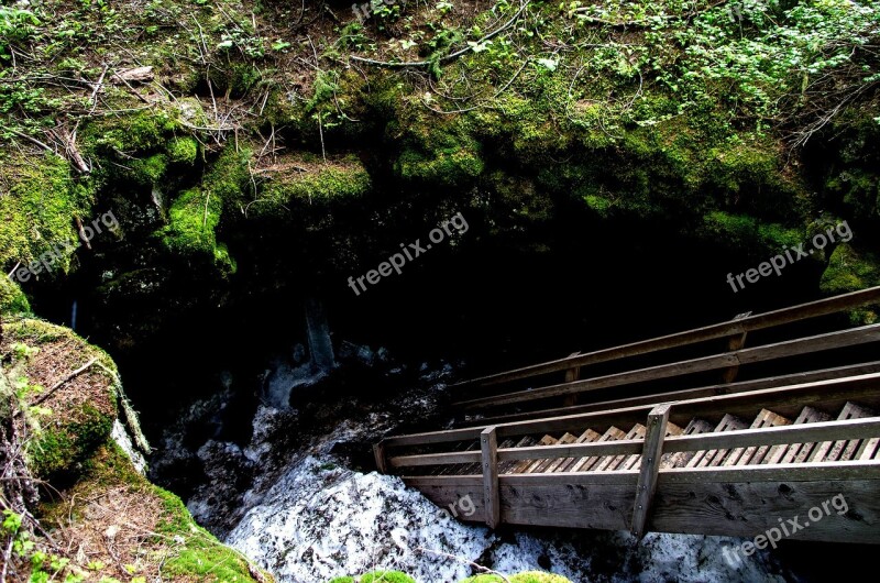 Cave Underground Ice Cave Free Photos