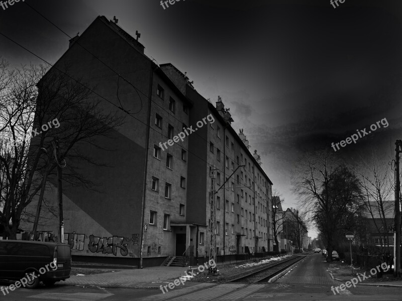 Gdańsk Polands Buildings Street Architecture