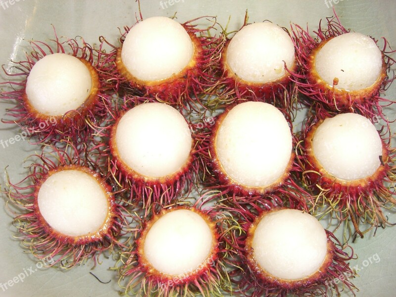 Lychee Fruit Pointed Thailand Free Photos