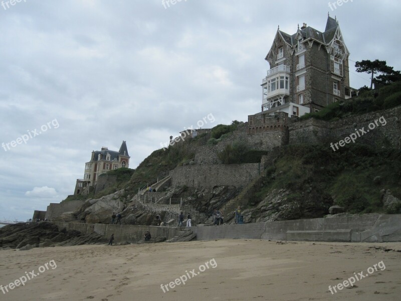 France Coast Rocky Coast Beach Sea