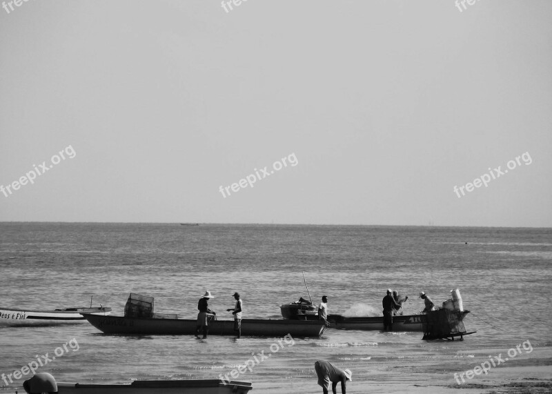 Boat Beach Fishing Boat Fishing Mar