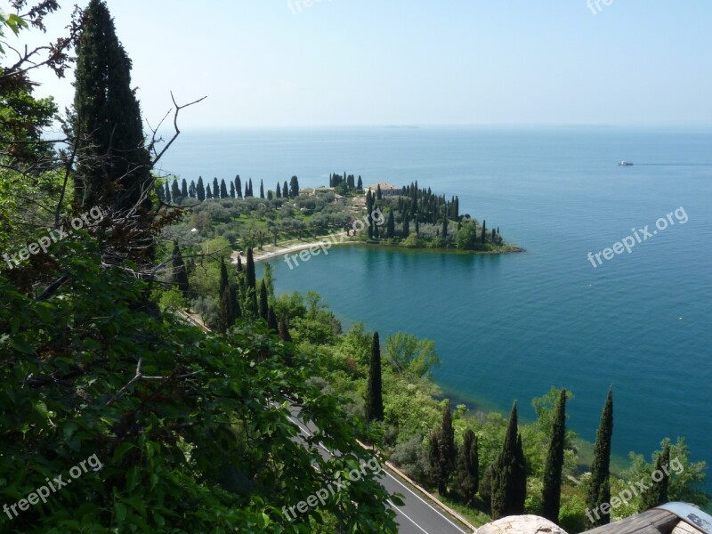 Lake Water Nature Green Garda