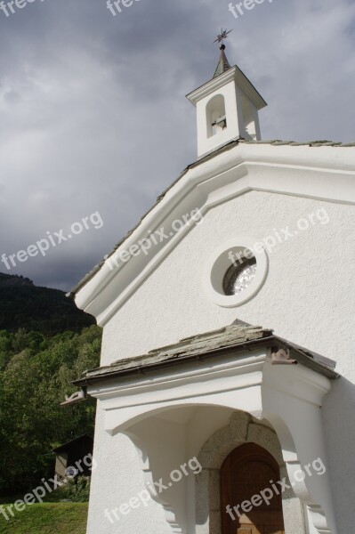 Switzerland Valais Ausserberg Chapel Free Photos