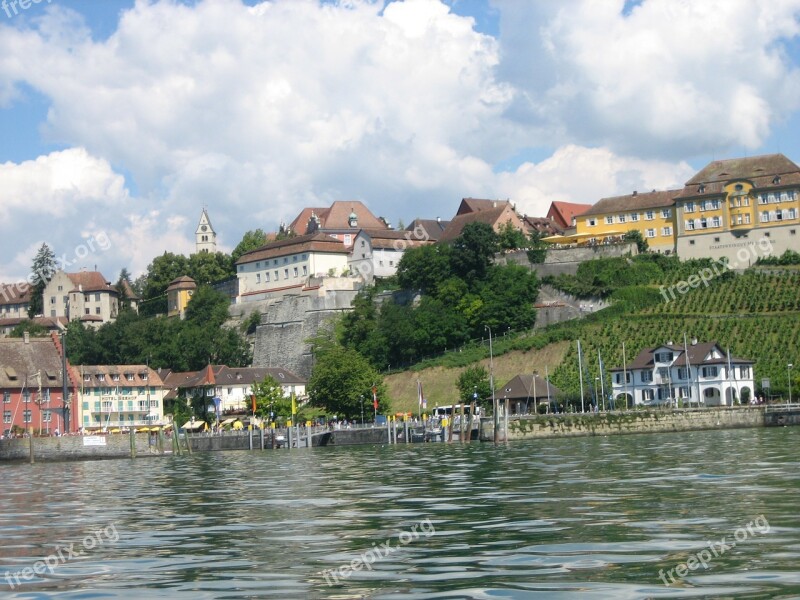 Meersburg Lake Constance Castle Water Lake