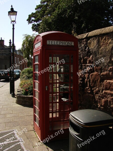 Phone Booth London England Red Telephone Box Dispensary