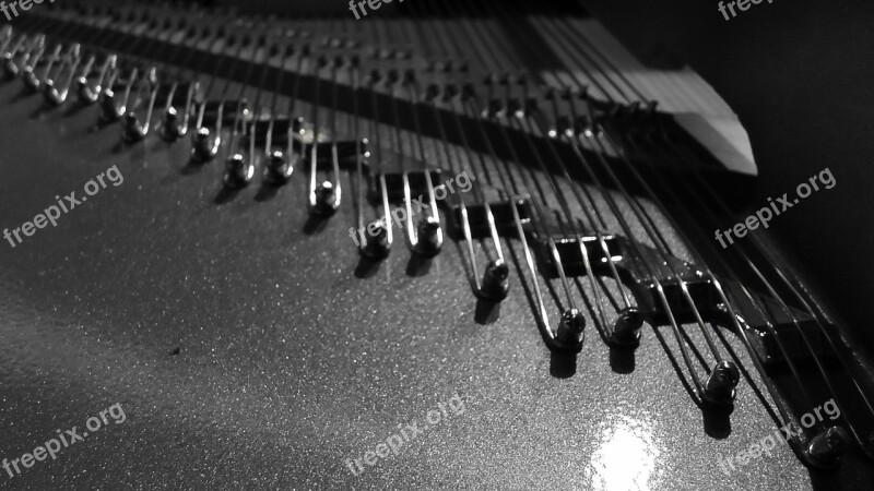 Piano Strings Strings Piano Music Instrument