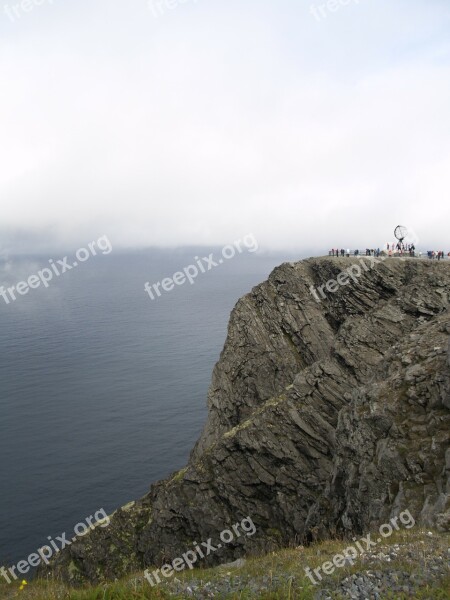 Cape Tourism Norway Landscape Northern Norway