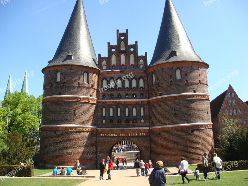 Lübeck Holsten Gate City Landmark Architecture