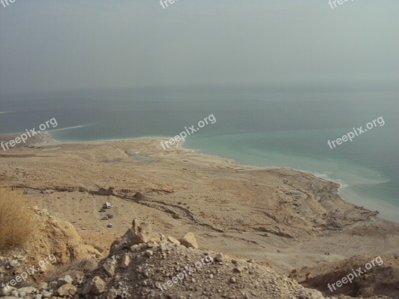 Dead Sea Eilat Israel Salt Landscape