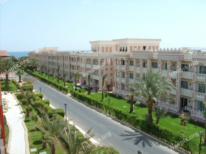 Egypt Hotel Street Hurghada Hot