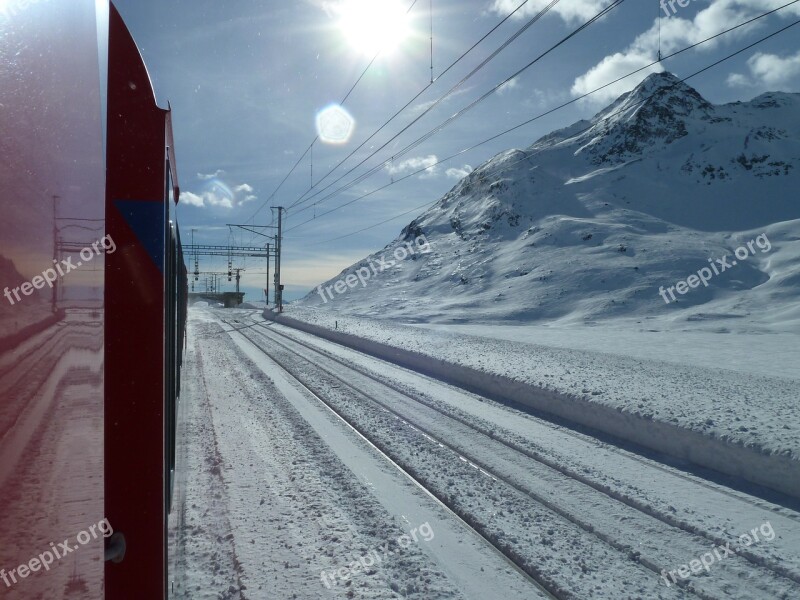 Glacier Express Graubünden Switzerland Free Photos