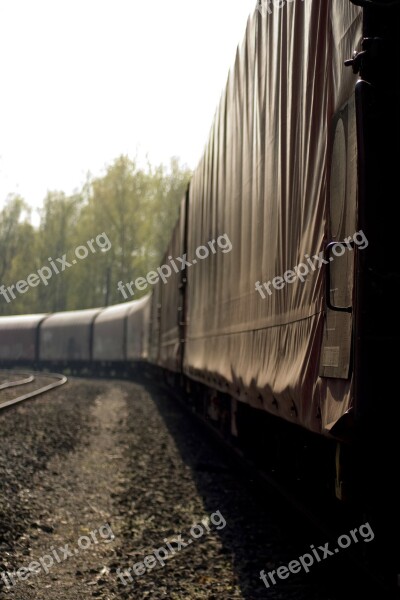 Train Old Shut Down Gleise Track