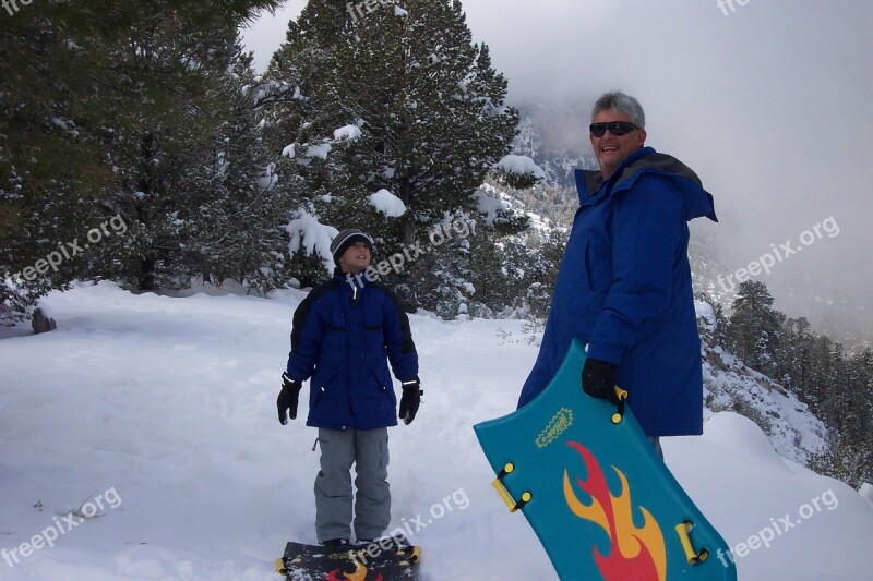 Snow Play Winter Snowboard Snowboarders