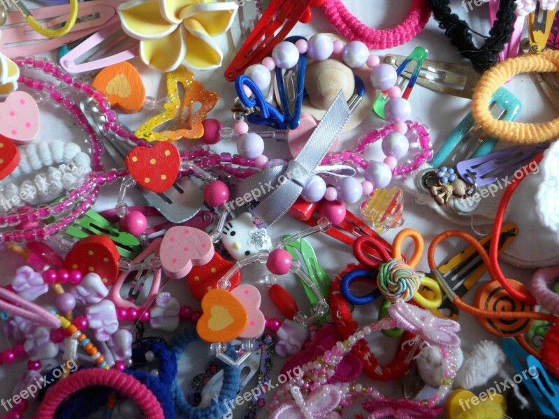 Hair Accessories Background Children Girl Fashion Jewelry