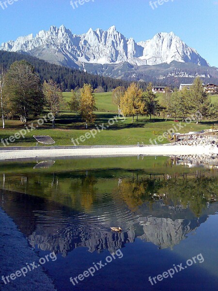 Austria Wilder Emperor Mountains Bergsee