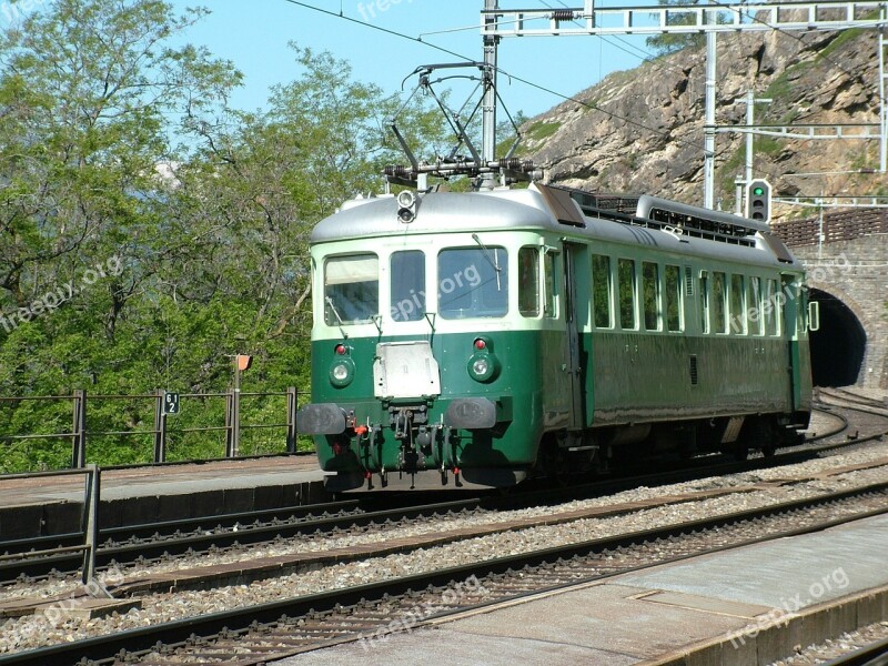 Railway Railcar Historically Switzerland Bls