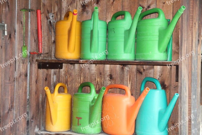 Watering Can Water Pot Garden Green