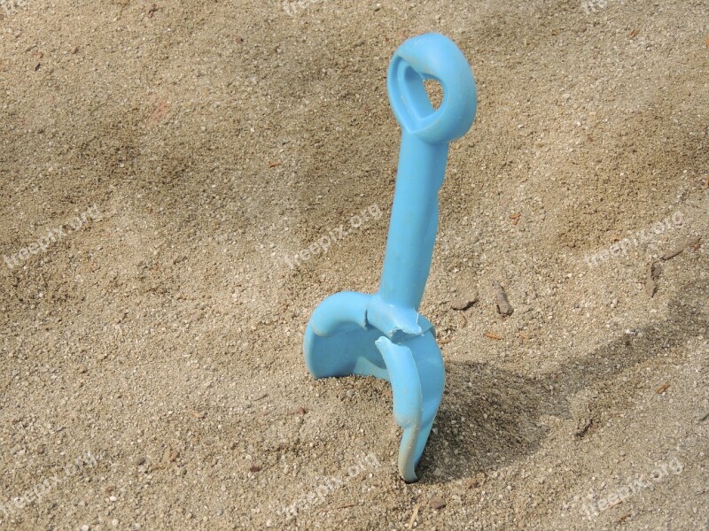 Scoop's Playground Blue Plastic Broken Pleasure