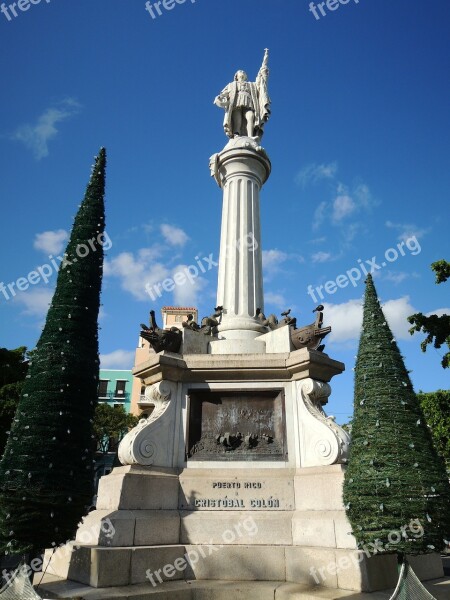 Puerto Rico Holiday Stone Monumen