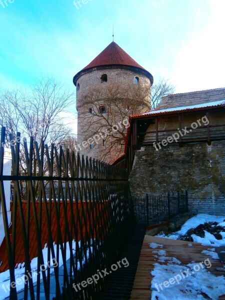 Kiek In De Kök Tallinn Estland Estonia Wall