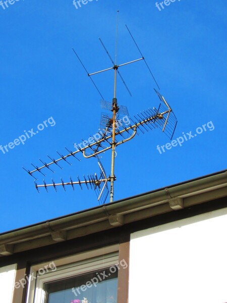 Antenna Roof Antenna Watch Tv Television Reception Reception