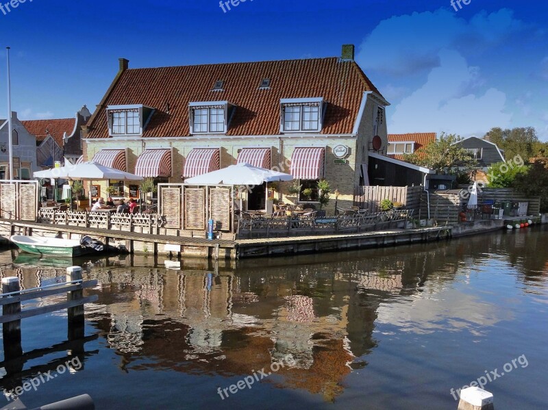 Netherlands Harbor Bay Water Reflections