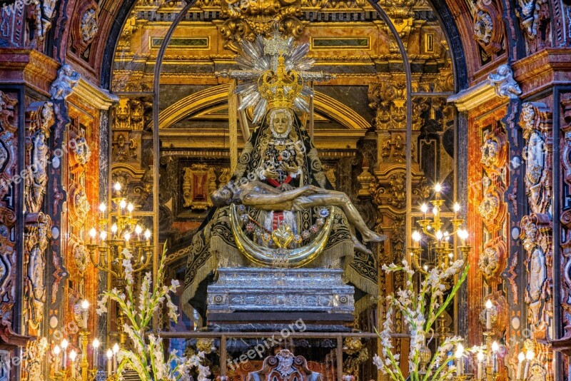 Basilica Spain Church Building Interior