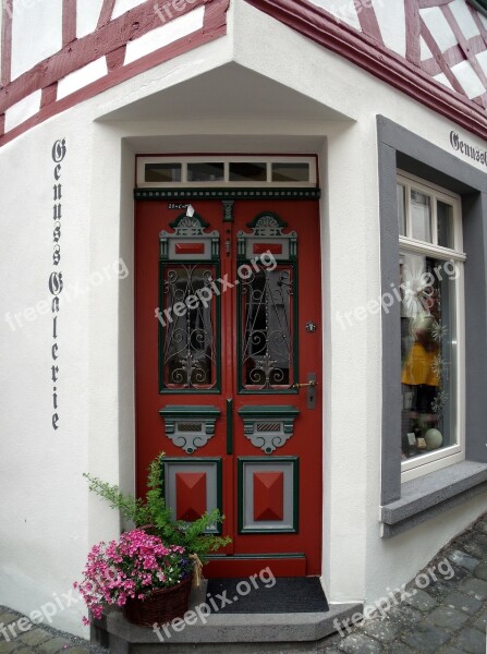 House Entrance Wood Door Painting Front Door