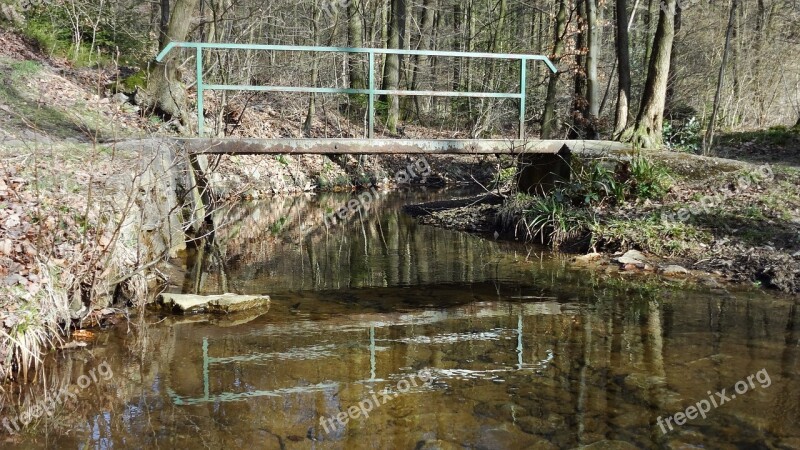 Bridge Water Mirroring Symbol Free Photos