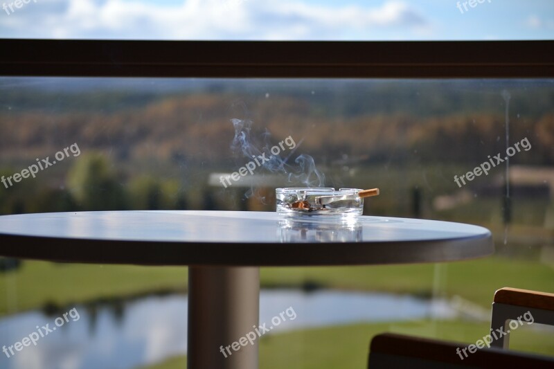 Relax Smoking Balcony Holiday Free Photos