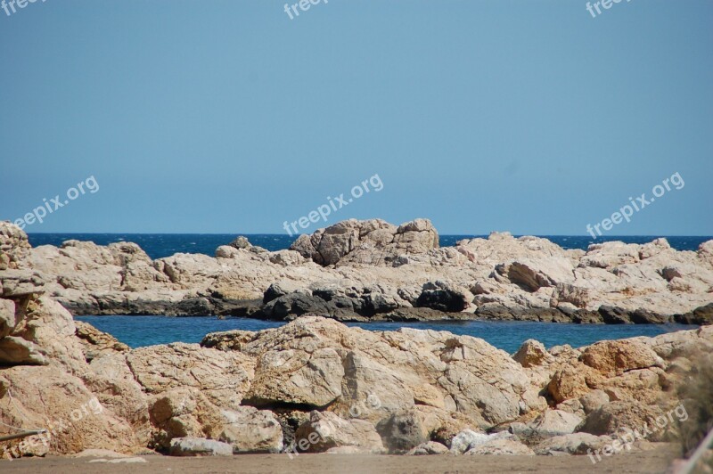 Rocks Sea Roche Nature Free Photos