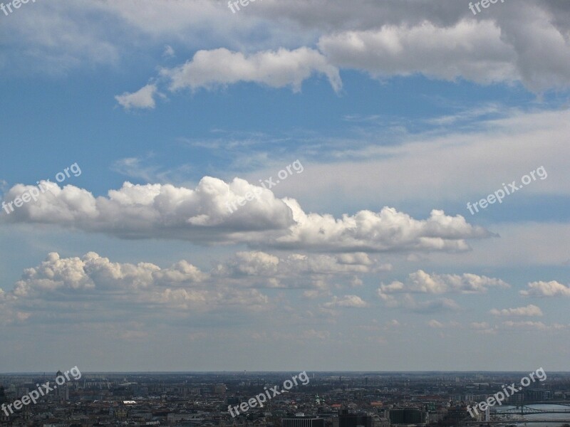 Clouds Blue Sky Spring Weather Free Photos