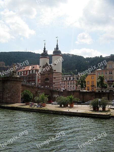 Neckar Heidelberg River Current Shipping