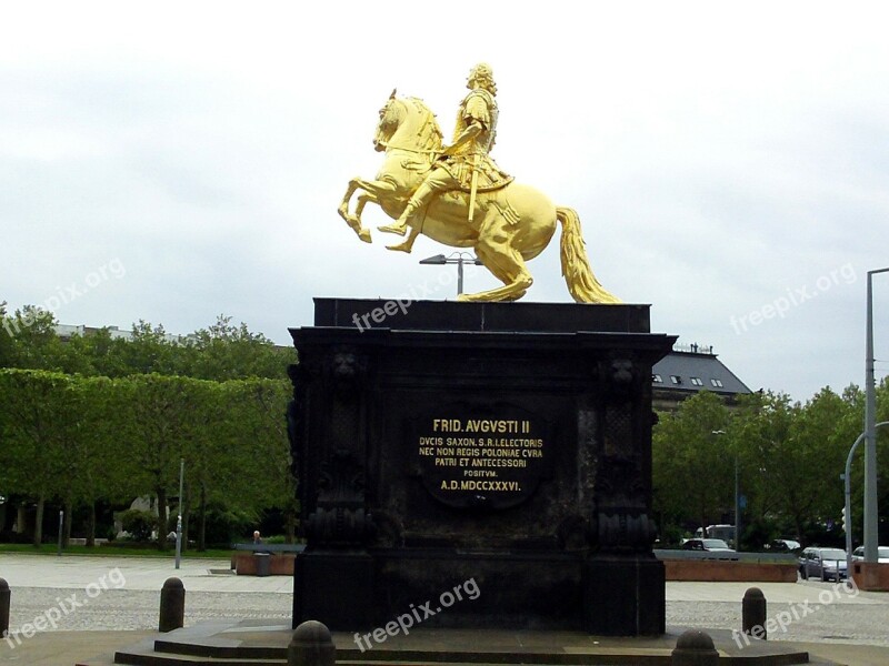 Golden Rider Dresden Golden Horse Reiter