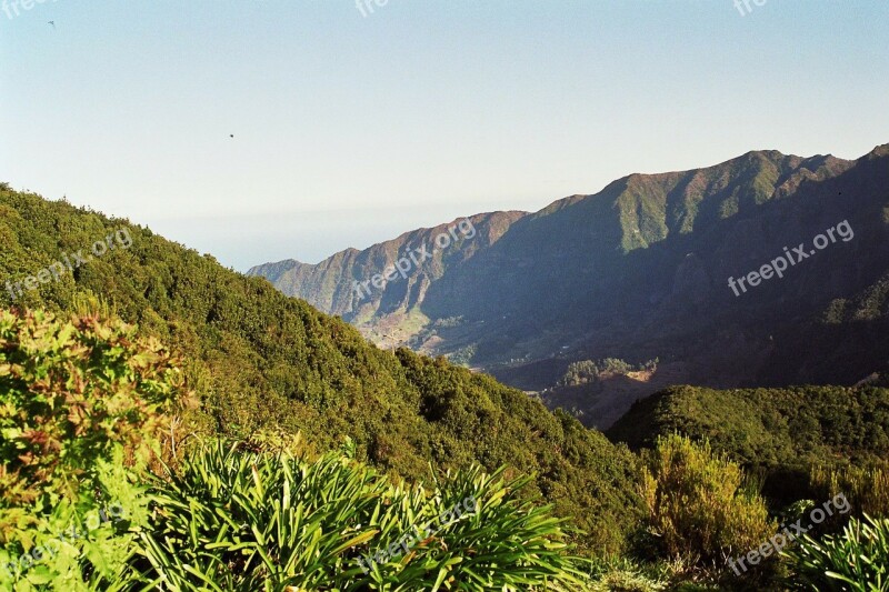 Madeira Highlands Mountains Summit Levada