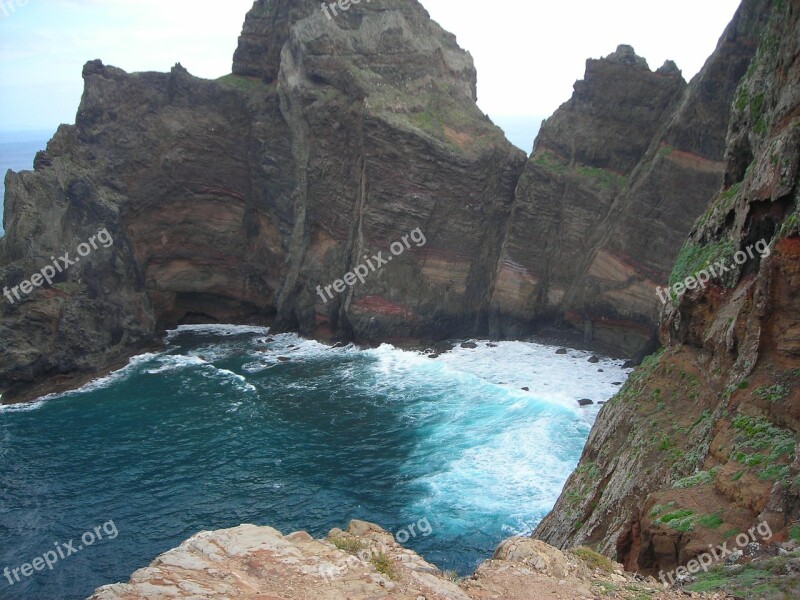 Madeira East Coast Island Atlantic Sea