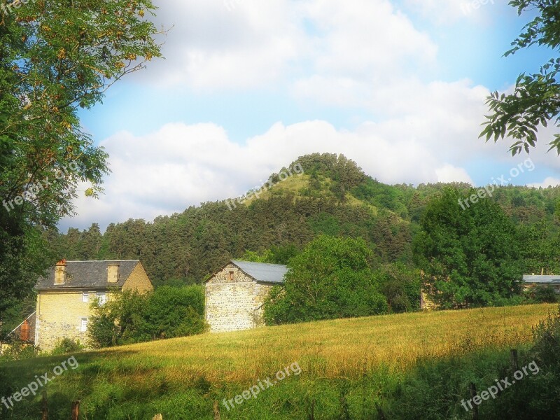 France Landscape Scenic Mountain Sky