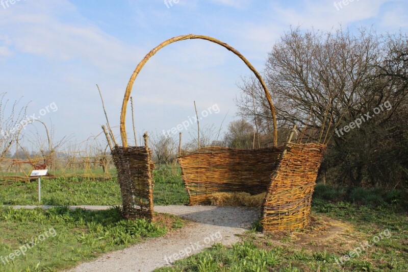 Basket Pasture Braid Nature Free Photos