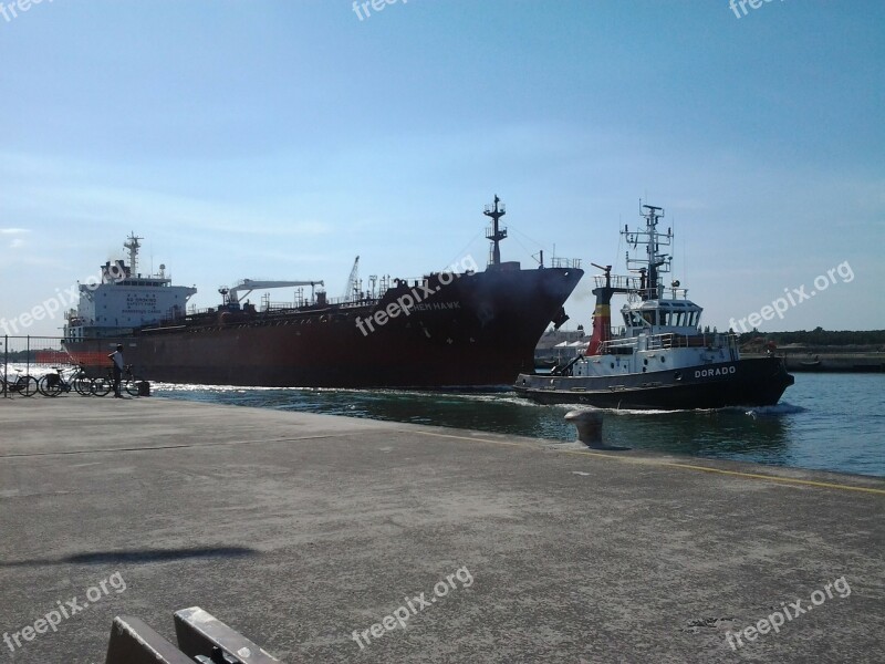 Ship Maritime Shuttle Port Coast