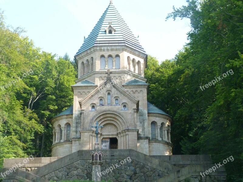 King Ludwig Ii Votive Chapel Starnberger See Free Photos