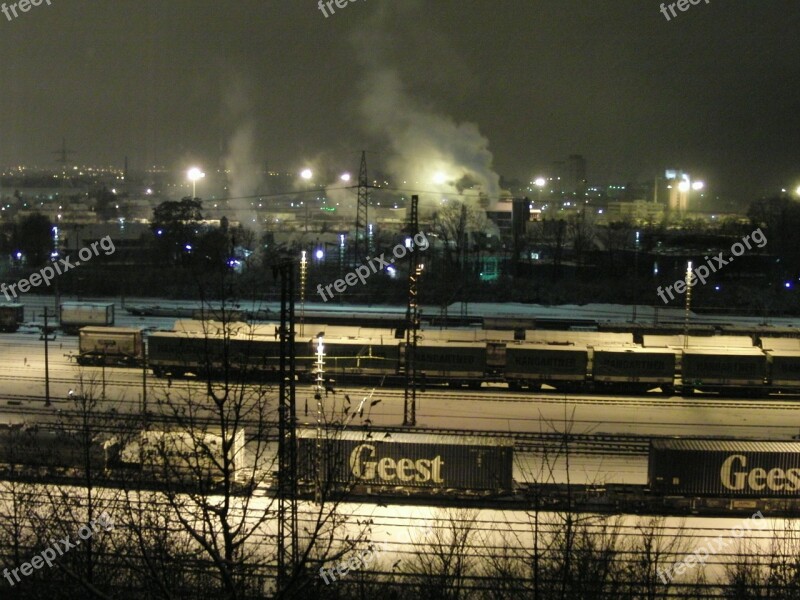 Railway Winter Snow Free Photos